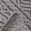 Tapis d'intérieur / extérieur gris / blanc / géométrique 4 x 6 LOOM & LUXE Collection-1000391477