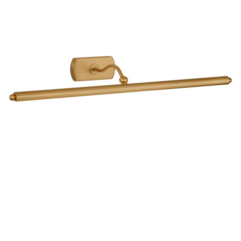 Lamont Picture Light, 2.38" H x 24" W x 9" D, Burnished Brass
