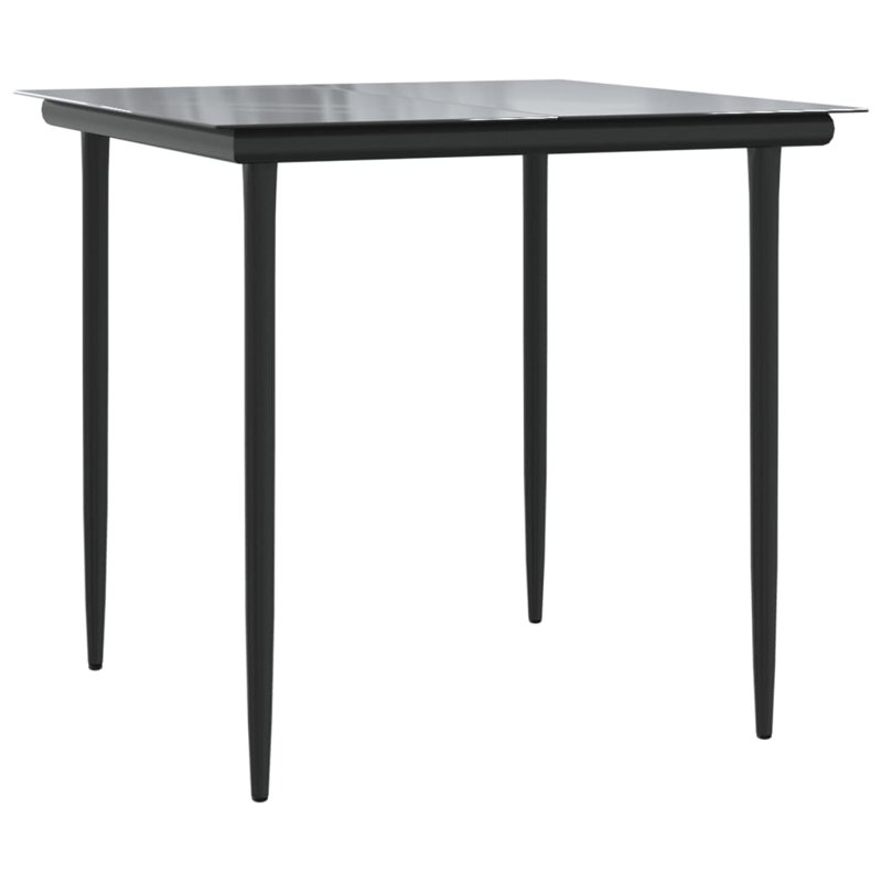 Ensemble repas 3 pièces avec coussins en rotin Red Barrel Studio®, H 29,1 po x l 31,5 po x P 31,5 po, Gris foncé / Gris, 2