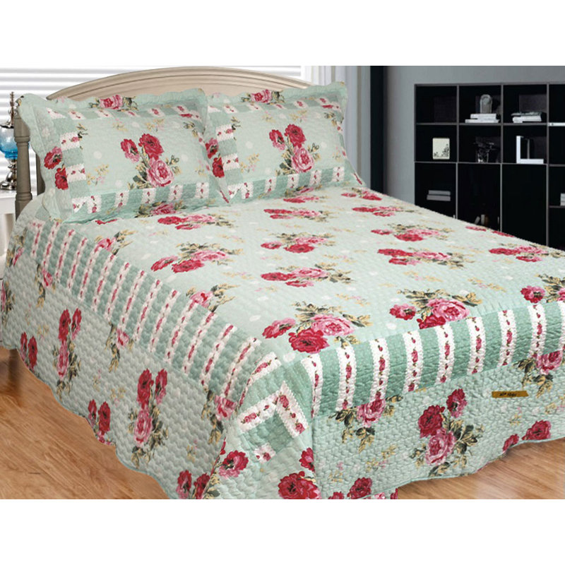 Floral Quilt, California King
