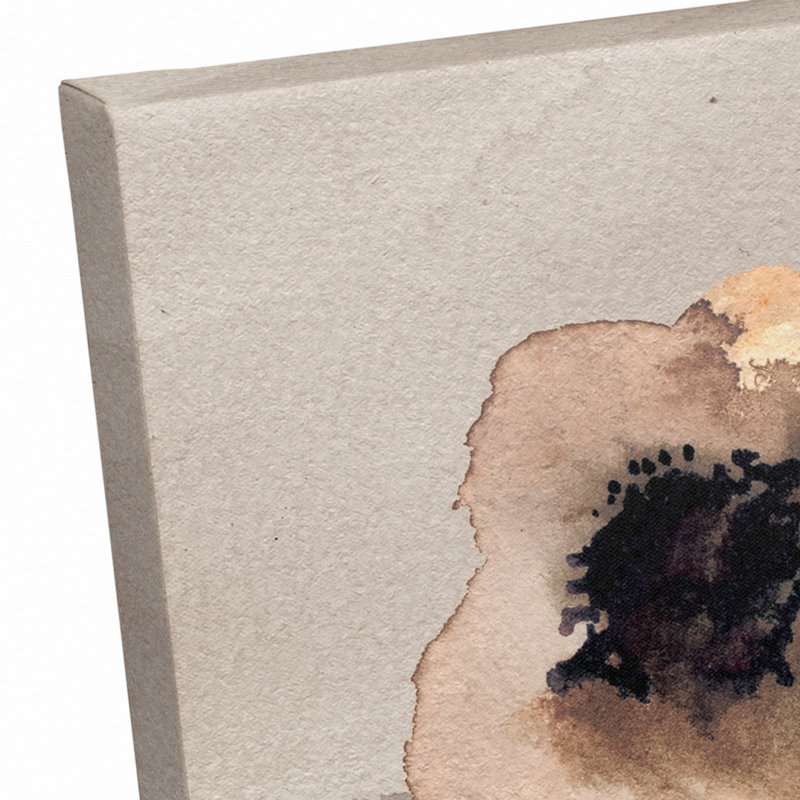 Organic Floral Mute - peinture sur toile tendue