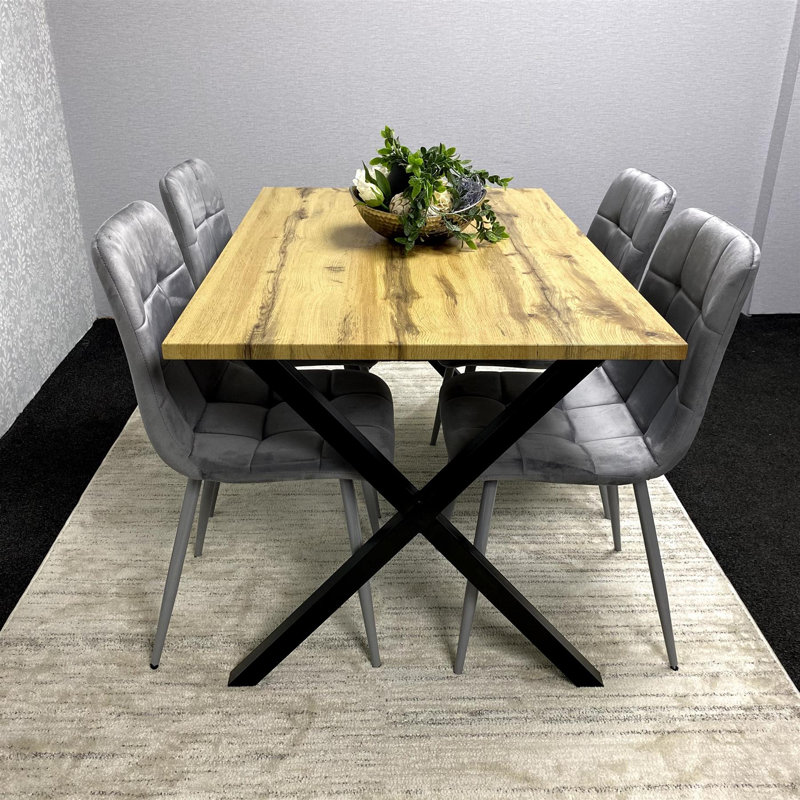 4 - Person Dining Set, Grey