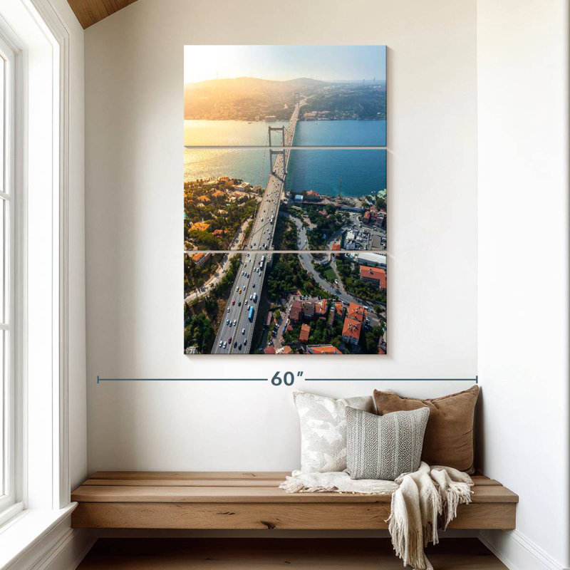 Masam Istanbul Bosphorus Bridge, 50" H x 32" W