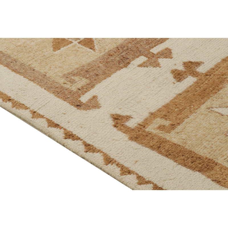 One-of-a-Kind 3'7" X 13'6" Hand Knotted Area Rug