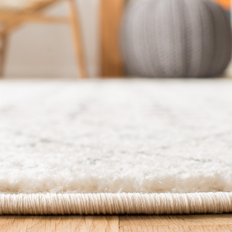 Tapis ivoire / gris Renninger Southwestern, Rectangle 10 pi x 13 pi
