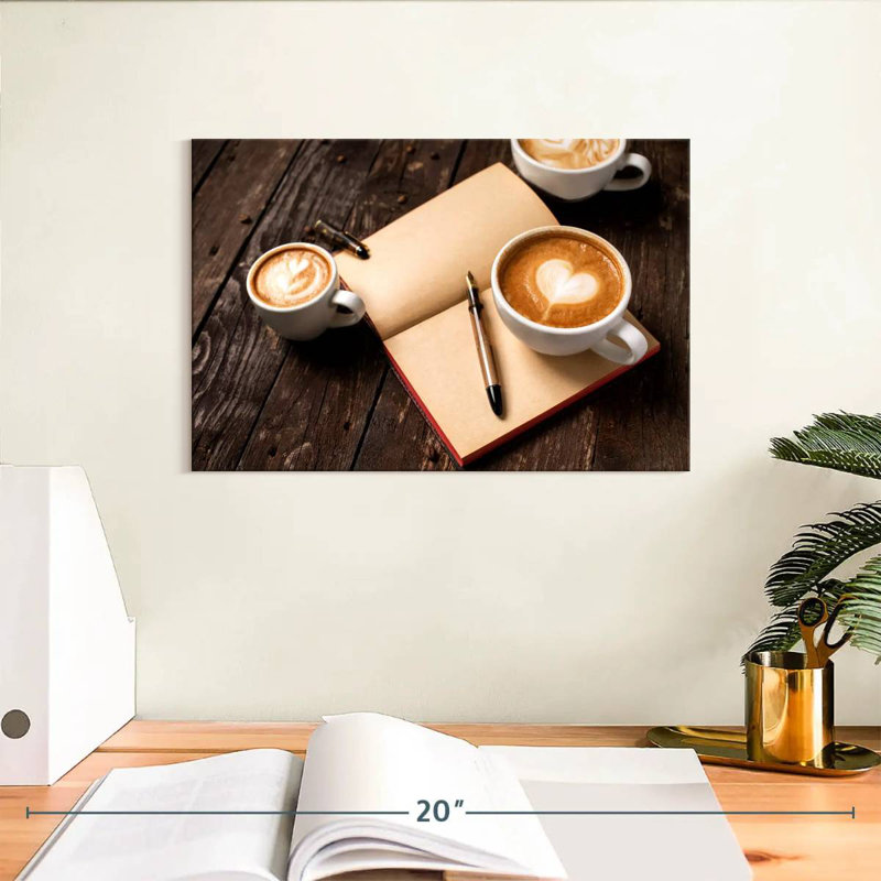 Yarlin Coffee And Diary, 8" H x 12" W