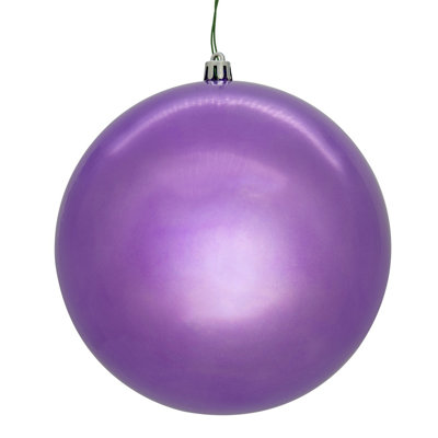Lavender Pearl Seamless Ball UV Drilled. Includes 4 ornaments per box.