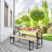 Aleacia 6 - Person Wicker Patio Dining Set with Rectangular Table