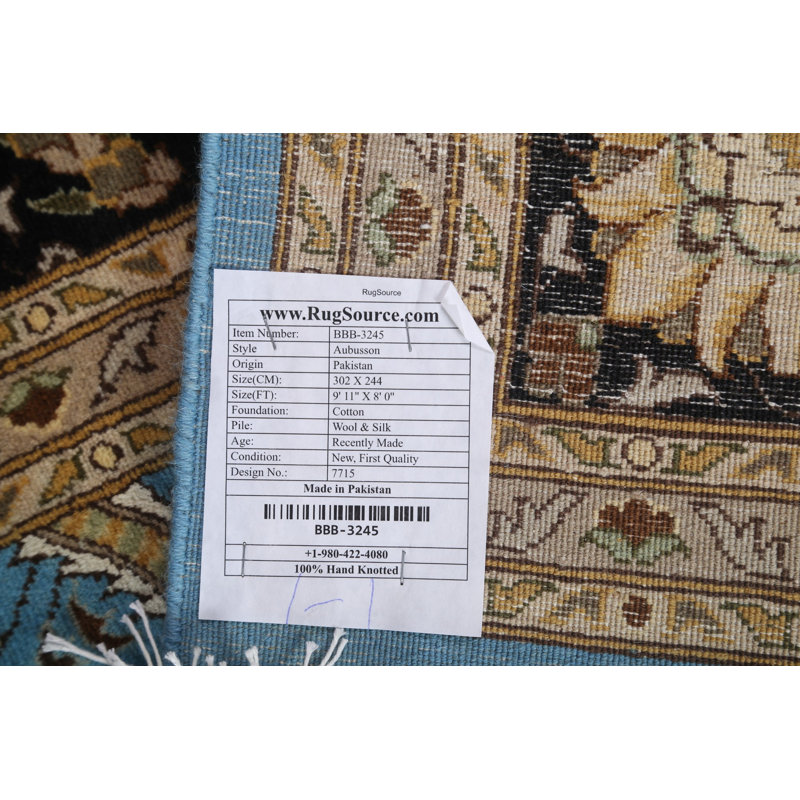 One-of-a-Kind 8'0'' X 9'11'' New Age Area Rug in Blue