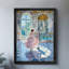 Reproduction d'art encadré noir rétro-862423587