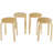 Altonia 18 Inch Stackable Bentwood Dining Chairs with Round Top,Set of 4-1311081689