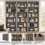 Demetricia Solid Wooden Library Bookcase H:223 W:222 cm-692132633