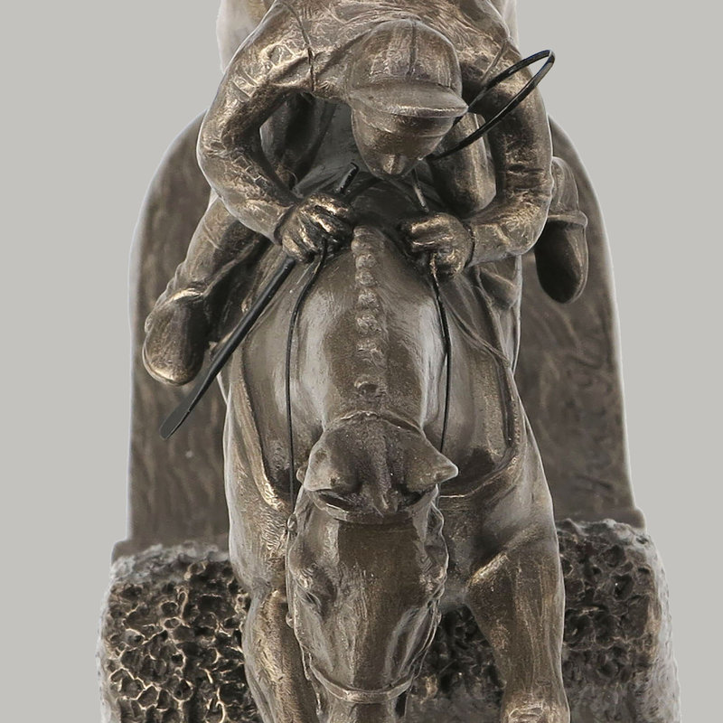 Steeple Chaser Bronze Horse Aeroome Statue