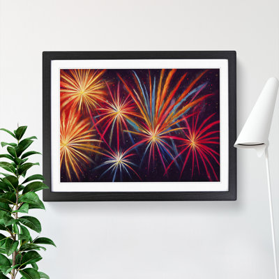 Showstopping Fireworks - Framed Print