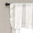 Lush Decor Linen Ruffle Single Window Valance