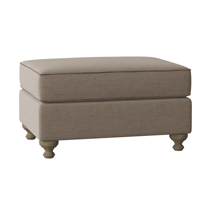 Repose-pieds rectangulaire 33 po Duckling, Chenille performance marine Craftwood 23, Tabac