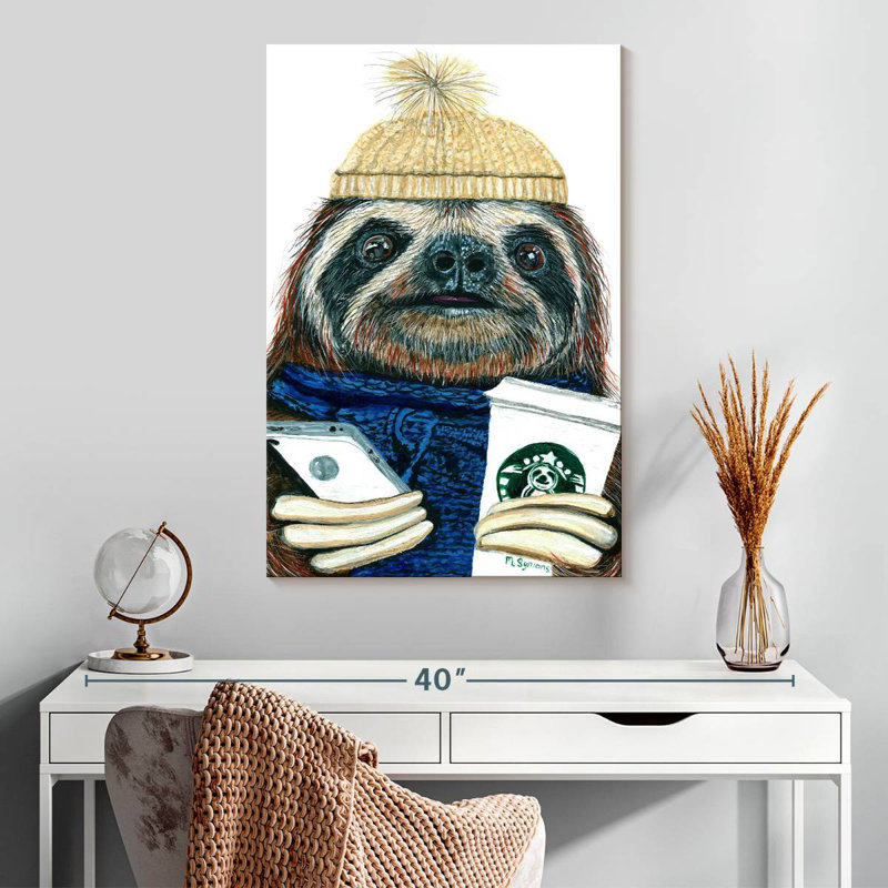 Brampt Urban Sloth, 30" H x 20" W