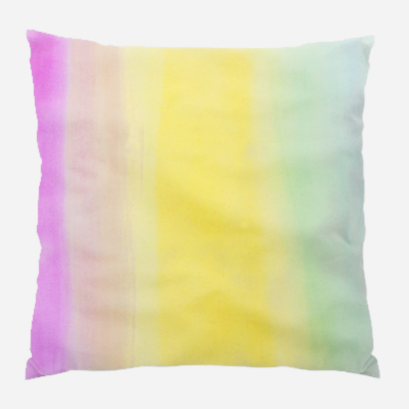 Coussin décoratif paint Esquina, Microsuède, Intérieur