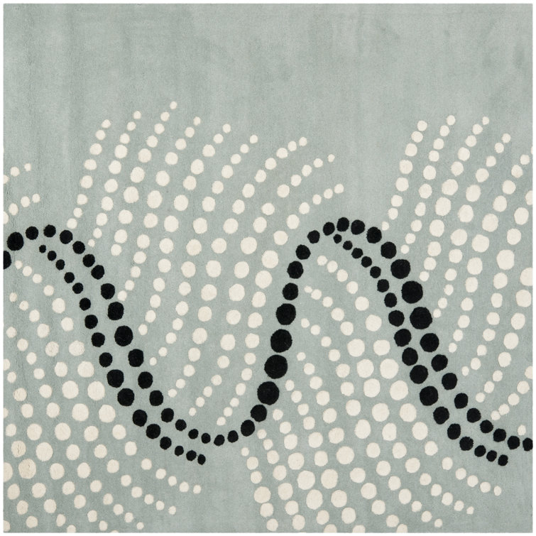 Carolette Hand Tufted Wool And Viscose Abstract Rug