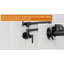Robinet remplisseur mural commercial en laiton avec bras articulés doubles-64559857