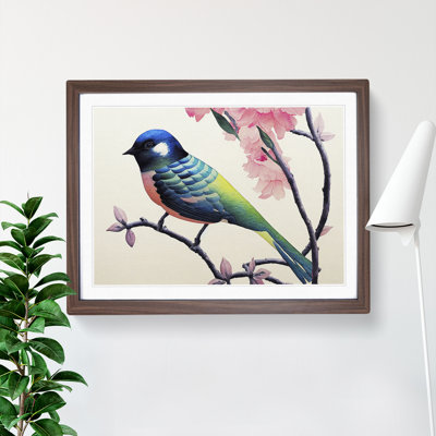 Watercolour Swallow Bird Vol.1 1 Piece Single Picture Frame Wall Art