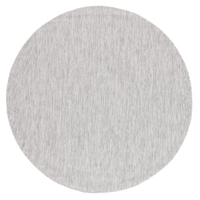 Geometric Grey Indoor/Outdoor Area Rug
