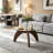 Creative Claw-Style Triangular-Leg Round Coffee Table,