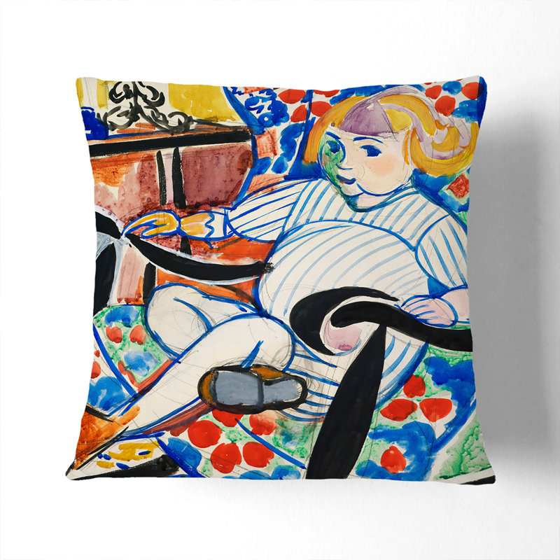 Square Cushion, 40cm H x 40cm W x 15cm D, Stone