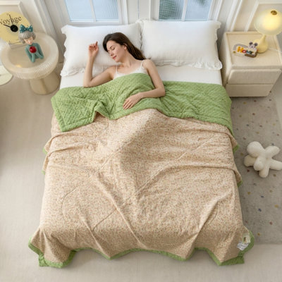 Aigbiot Home Cooling Bubble Quilt, Reversible Lightweight Bedding with Breathable Fabric, All-Season Comforter for Hot Sleepers,59.06x78.74inch