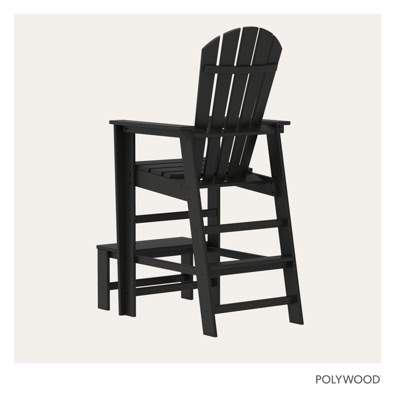 Chaise de sauveteur POLYWOOD South Beach, Noir