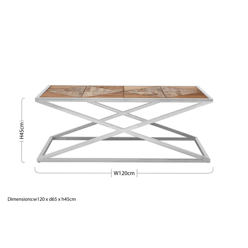 Decarri Cross Legs Coffee Table