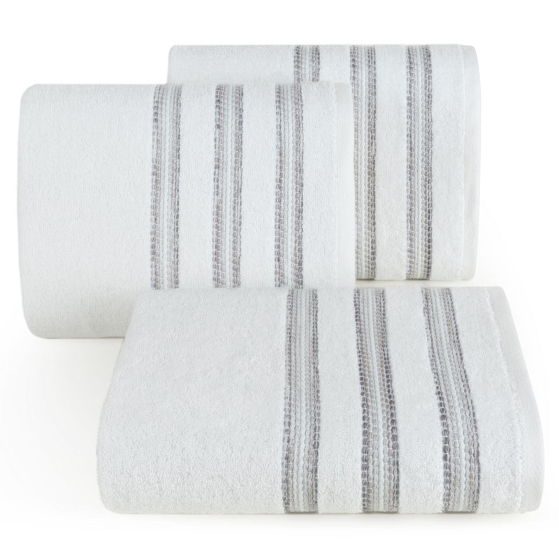 Humildad Midweight Jacquard Hand Towel, White