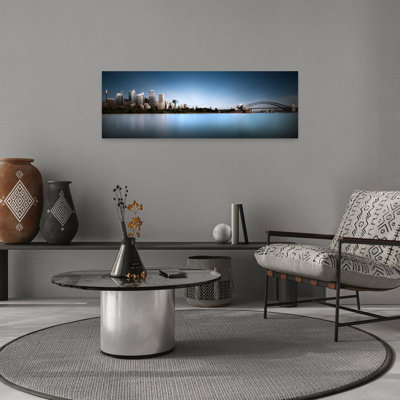 Sydney Harbor Panorama Modern Abstract Architecture City Wall Art
