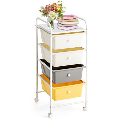 Alnis 4 Drawer Storage Drawer