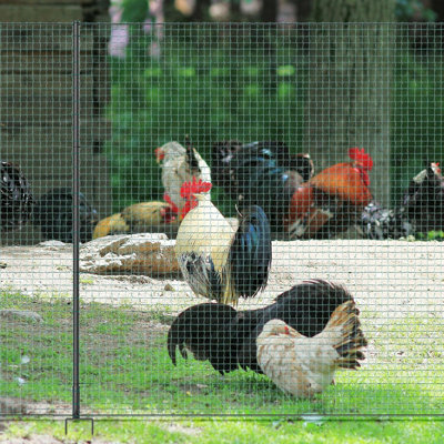 Non Electric Fence Netting, Portable Movable Livestock Nets Mesh For Animals, All-Purpose Fencing