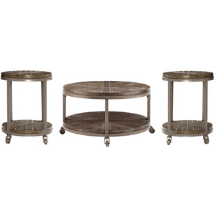 Konya 3 Piece Living Room Table Set