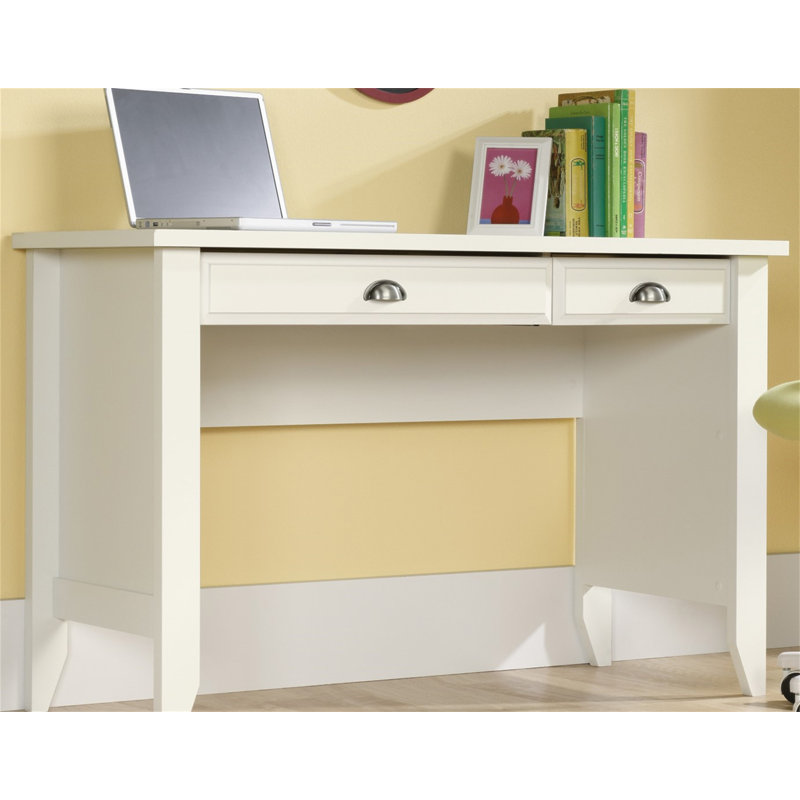 Computer Desk, White Finish
