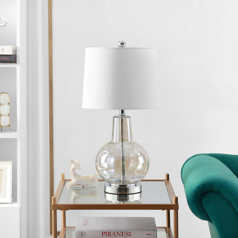 Avinell 24" Table Lamp, Luster Glass