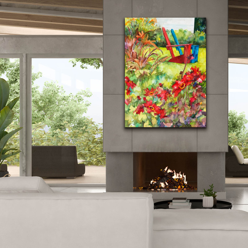 Art mural sur toile «Double Date» par Annelein Beukenkamp, H 54 po x l 40 po x P 1,5 po
