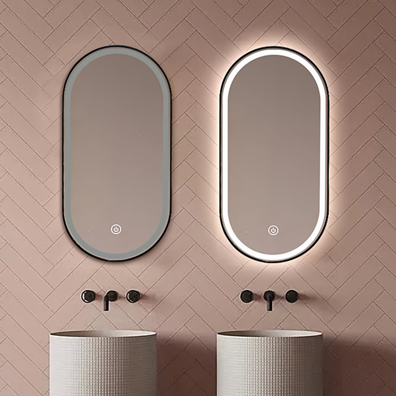 Bubba Metal Flat Wall Mirror
