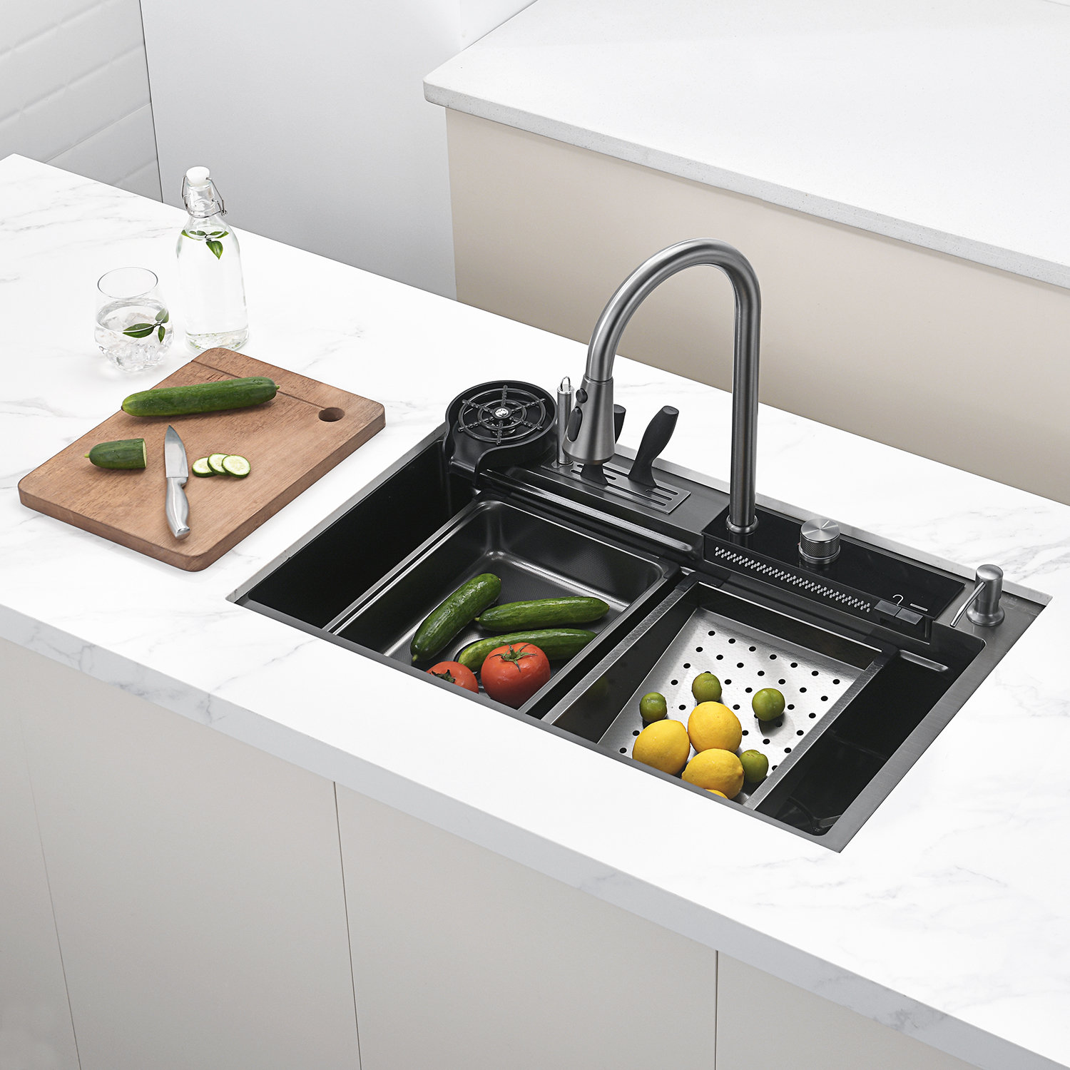 https://assets.wfcdn.com/im/27278297/compr-r85/2612/261209863/lefton-304-stainless-steel-waterfall-kitchen-sink-set-with-temperature-display-grey-ks2205.jpg