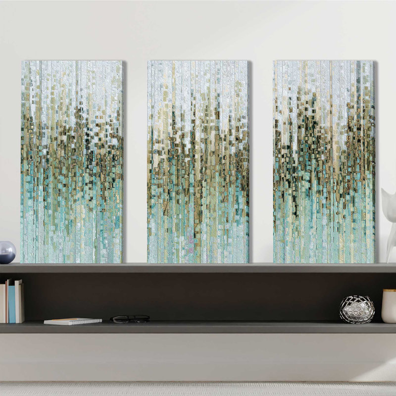 «Isaiah 53: 6 Gone Astray» par Mark Lawrence, ensemble de 3 reproductions d'art graphique sur toile tendue