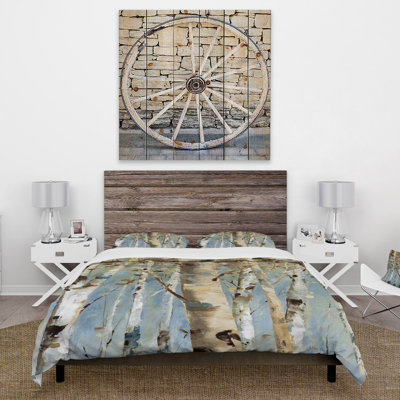 Rustic Polyester Duvet Cover