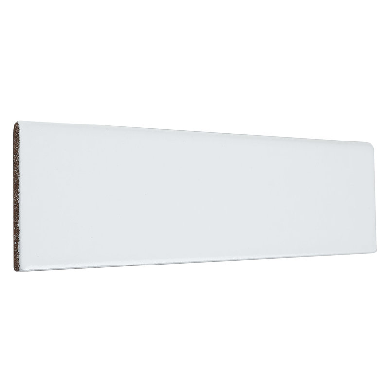 Tremont 12'' L x 3'' W Ceramic Bullnose Tile Trim, Rainier
