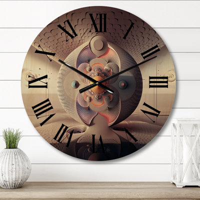 Horloge murale en bois massif Summersville