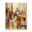 Jalees - Horloge murale abstraite Mid-Century-357952171