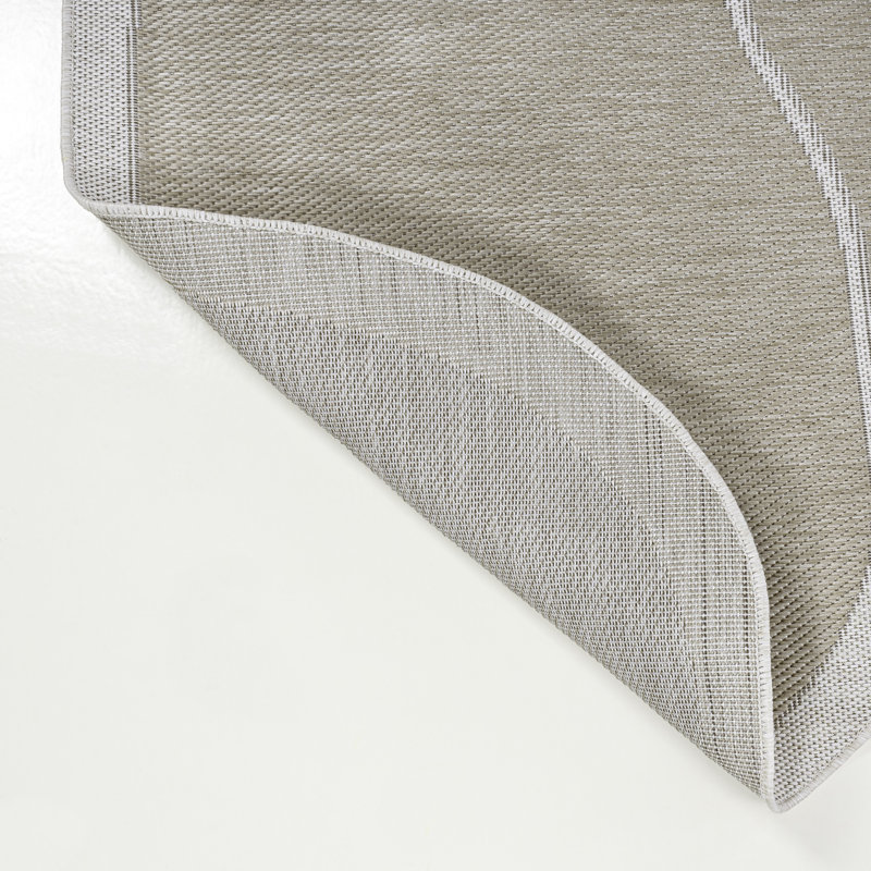 Tapis d'intérieur / extérieur beige / crème Monte Modern, Nouveauté 7 pi 9 po x 10 pi