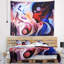Abstrait regarder femme peinture tapisserie-28483335