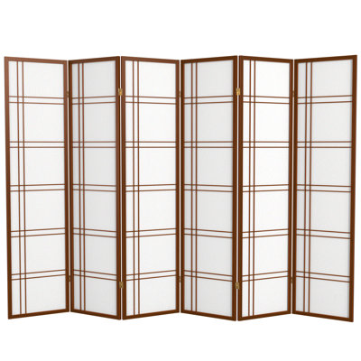 Keitez 58.75" Tall Rice Paper Folding Room Divider