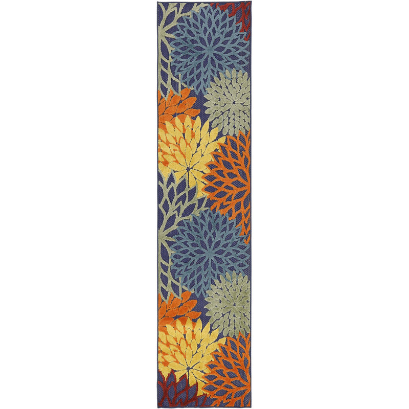 Chazmon Indoor/Outdoor Area Rug, Runner 2'3" x 10'